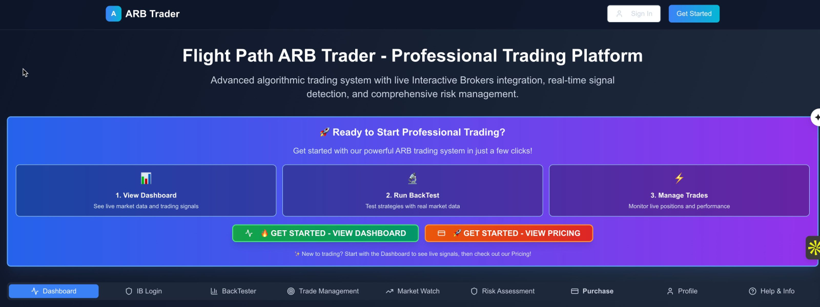 The ARB Trader